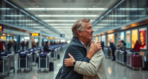 changing farewell airport customs