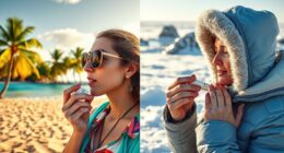 climate impacts lip moisturizing