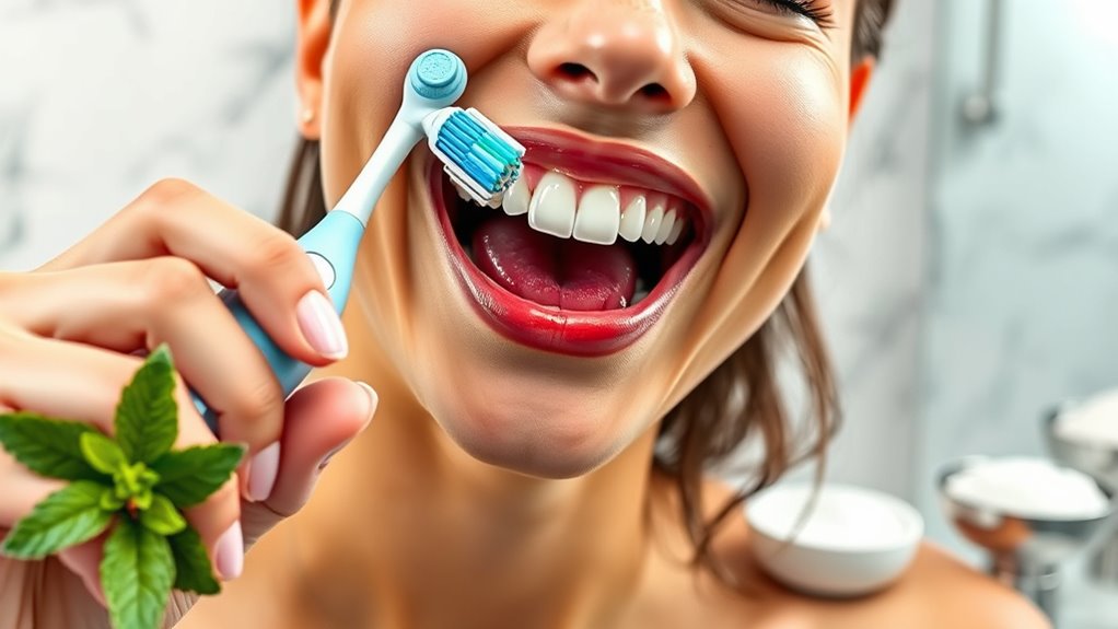 consistent oral hygiene habits