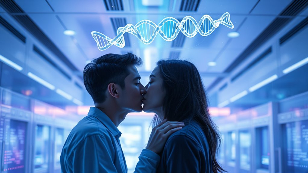 dna based dating and kissing
