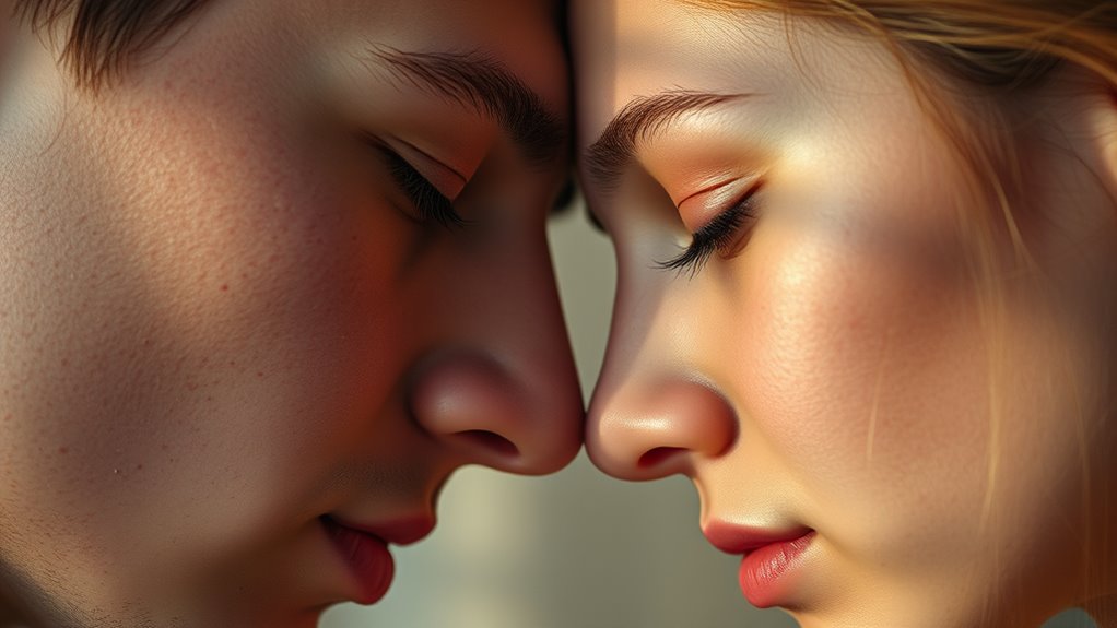 forehead kiss fosters emotional security