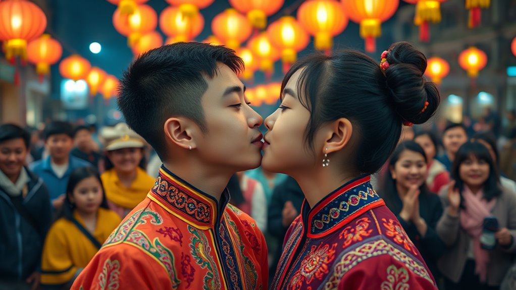 global coming of age kiss customs