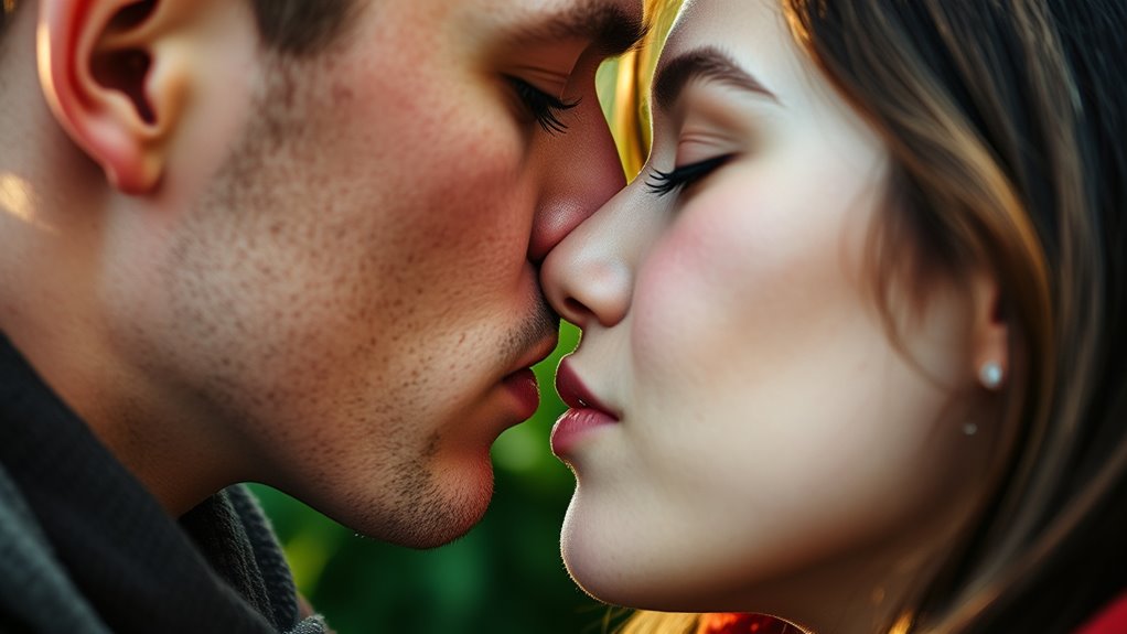 kissing and cold transmission