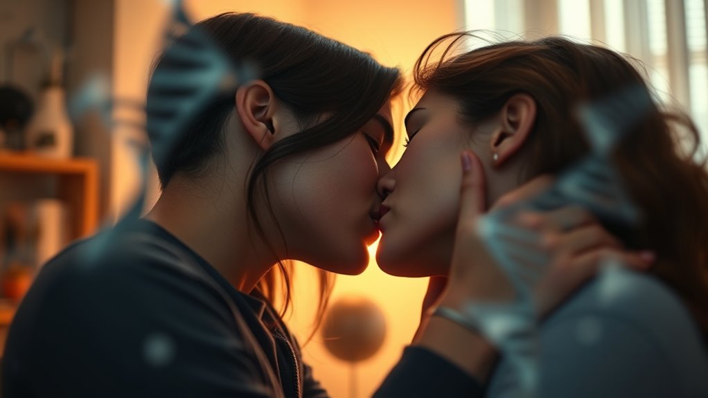 kissing may affect genes
