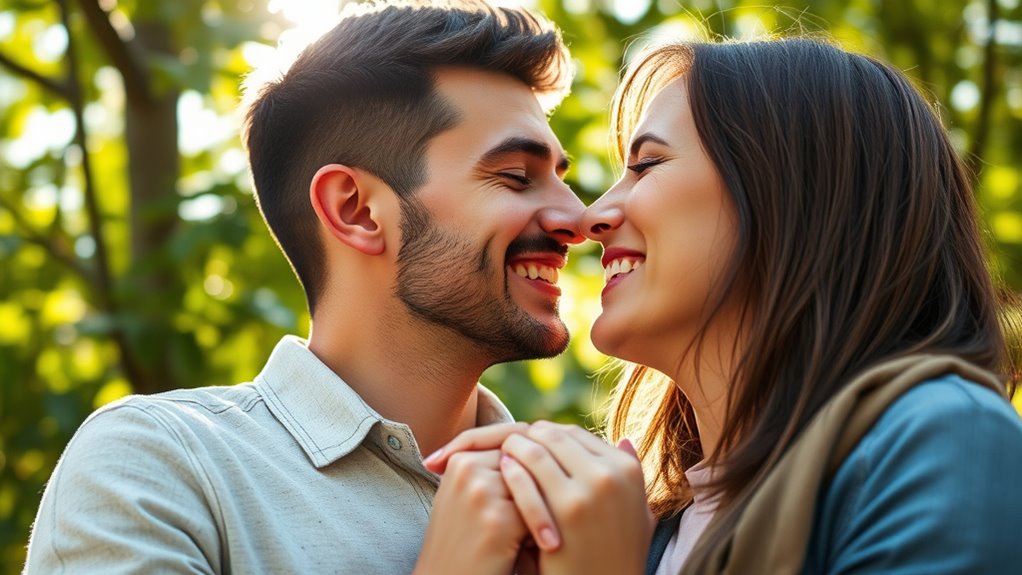 kissing versus chocolate mood