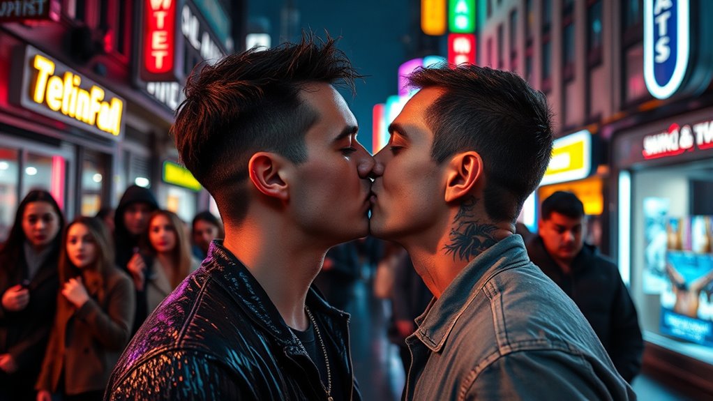 lgbtq kissing cultural impact