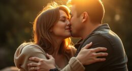 posture influences kissing comfort
