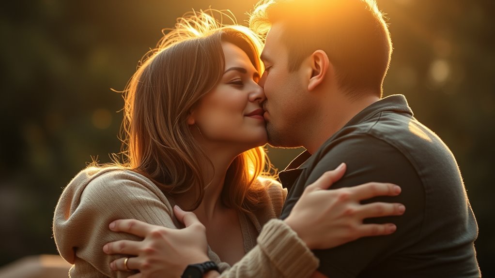 posture influences kissing comfort