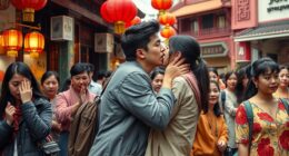 public kissing is rude
