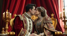 royal court kissing customs