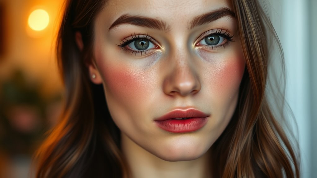 blushing signals genuine emotion