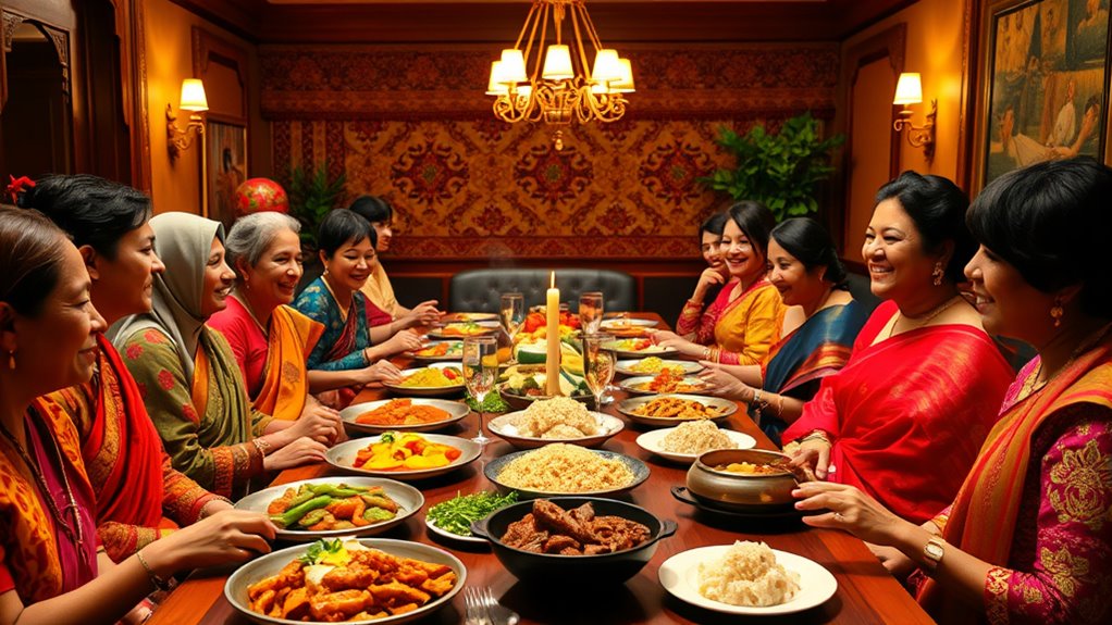 diverse welcoming dinner gatherings