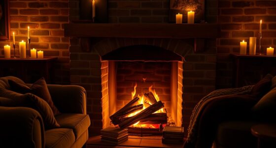 fireplace warmth sparks romance