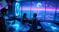 futuristic love in novels