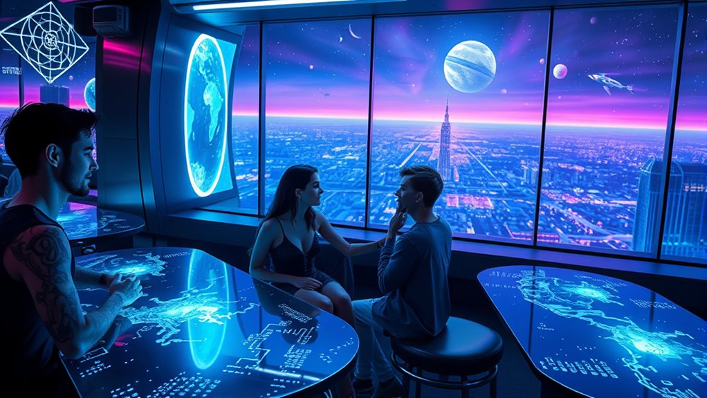 futuristic love in novels