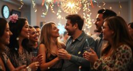 global new year s smooching traditions