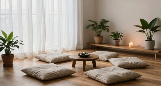 calming peaceful meditation ambiance
