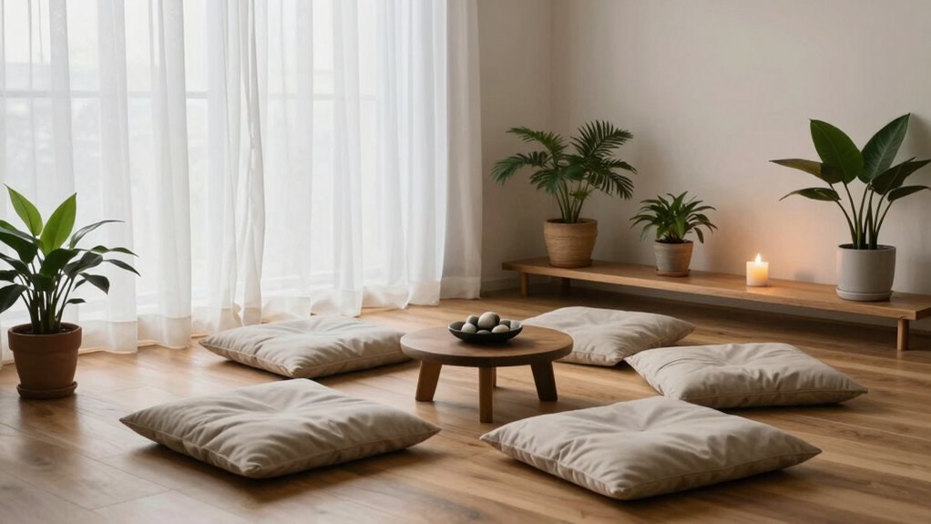calming peaceful meditation ambiance