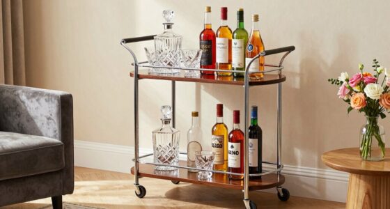 compact bar carts for apartments