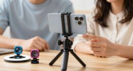 couple content smartphone accessories