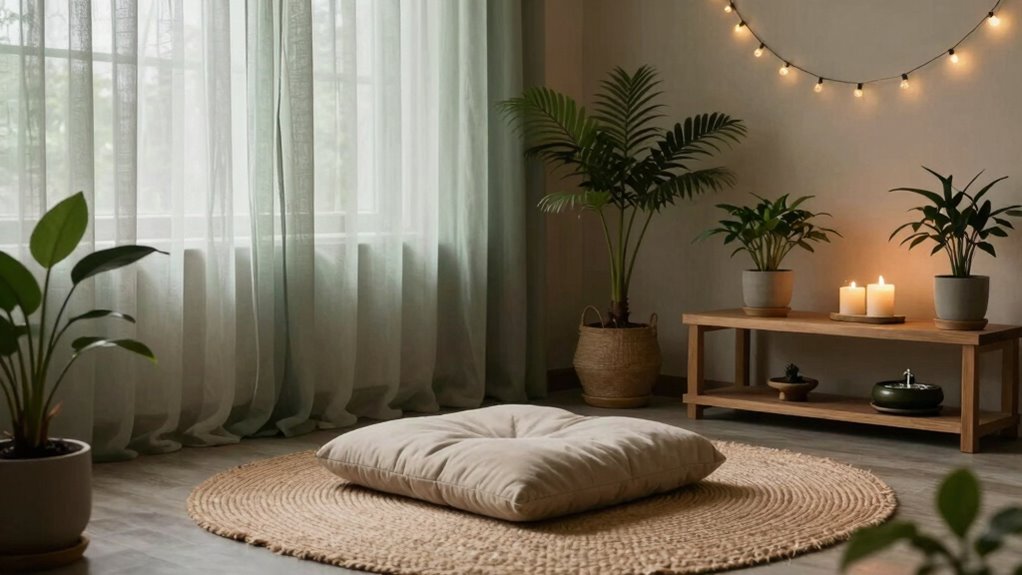 create calm natural sanctuary