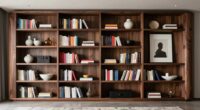 decorative rotating book shelves