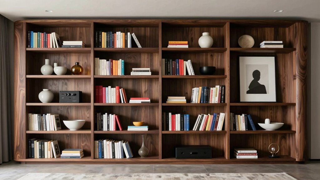 decorative rotating book shelves