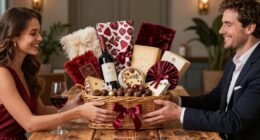 elegant couple s gift baskets