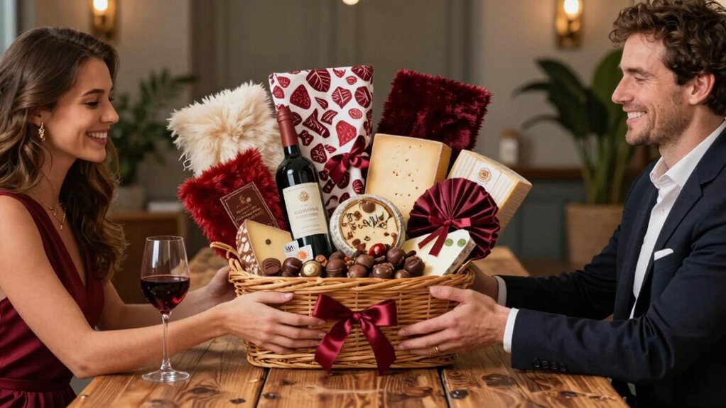 elegant couple s gift baskets