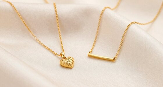 elegant romantic necklace pairing