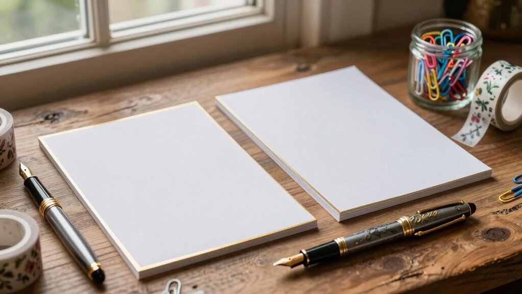 handcrafted elegant stationery art