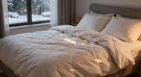 heated bedding for warmth
