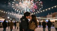 origins of new year s kiss
