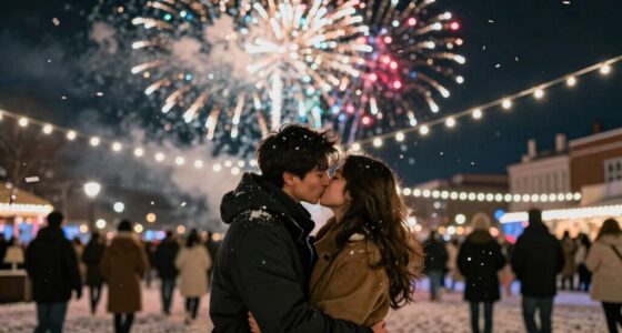 origins of new year s kiss