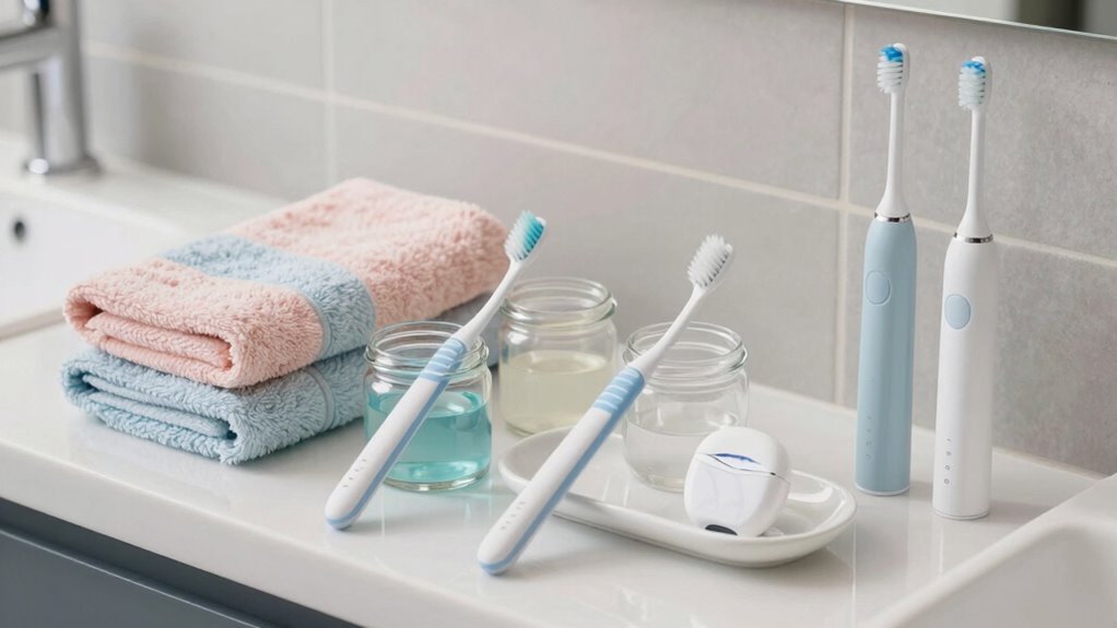 shared oral hygiene routines
