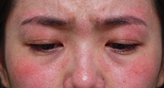 skin reacting to stress
