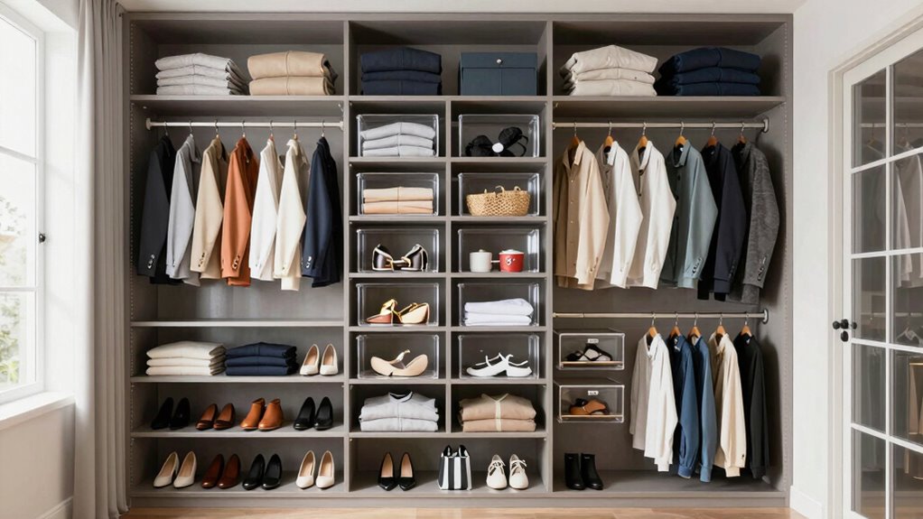 smart customizable closet organization