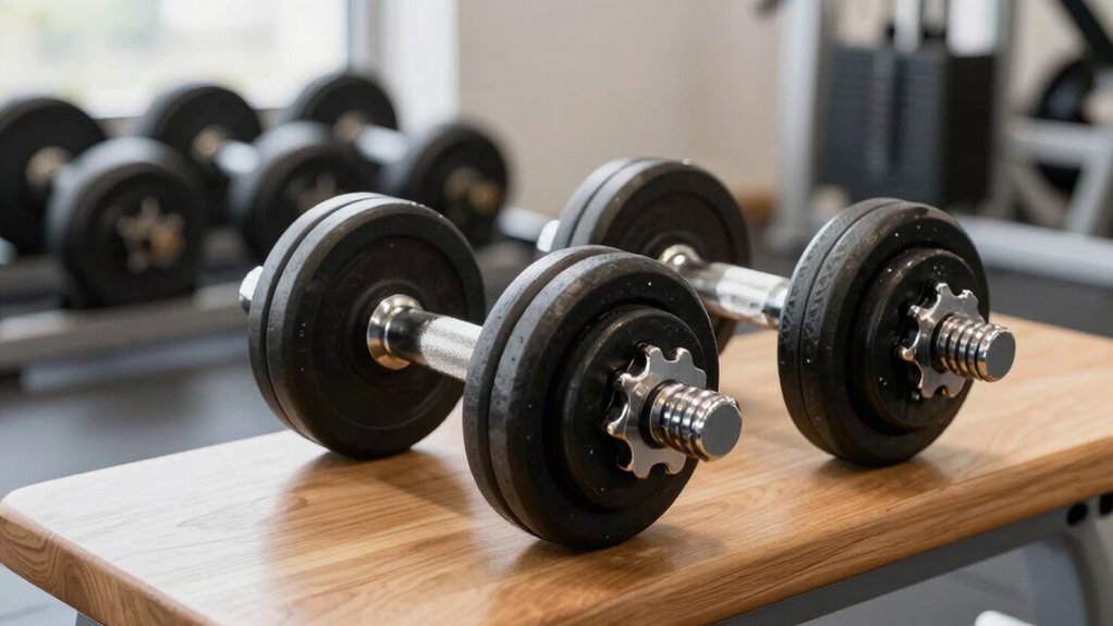 space saving adjustable weights