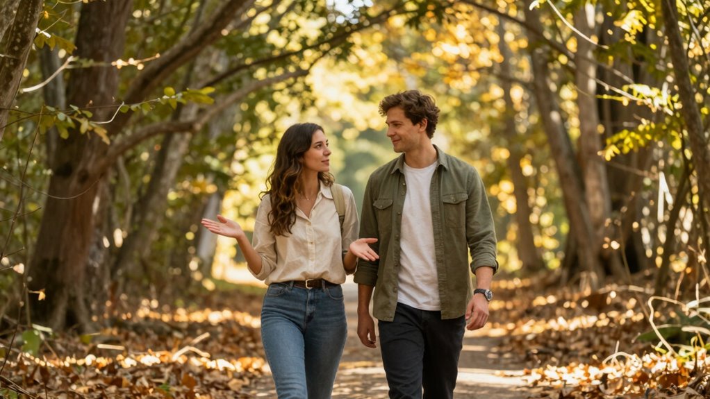 walking promotes open communication