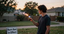 America's 250th fireworks party collides with burn-bans